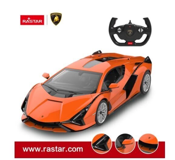 Ajettu malliauto RASTAR R / C 1:14 Lamborghini Sian, 97700 hinta ja tiedot | Poikien lelut | hobbyhall.fi
