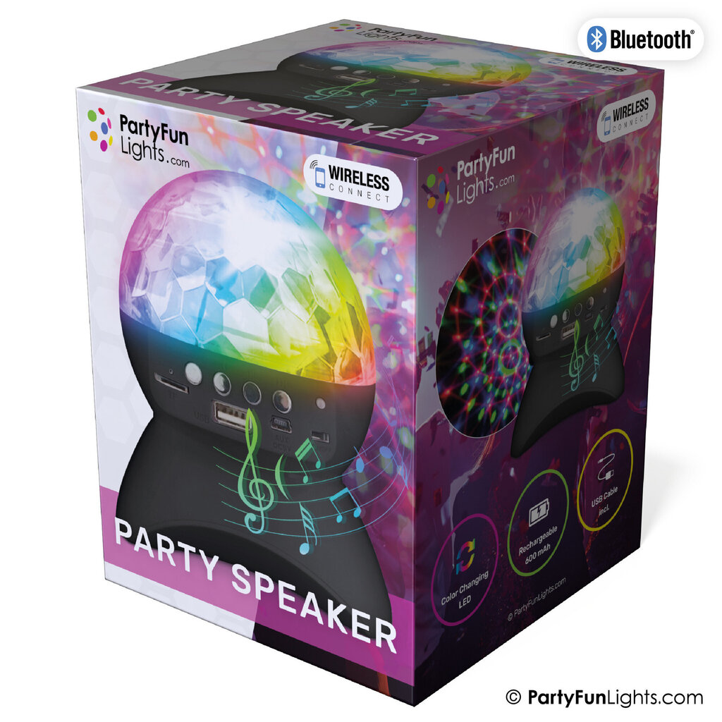 PartyFun Lights Party Speaker hinta ja tiedot | Juhlakoristeet | hobbyhall.fi