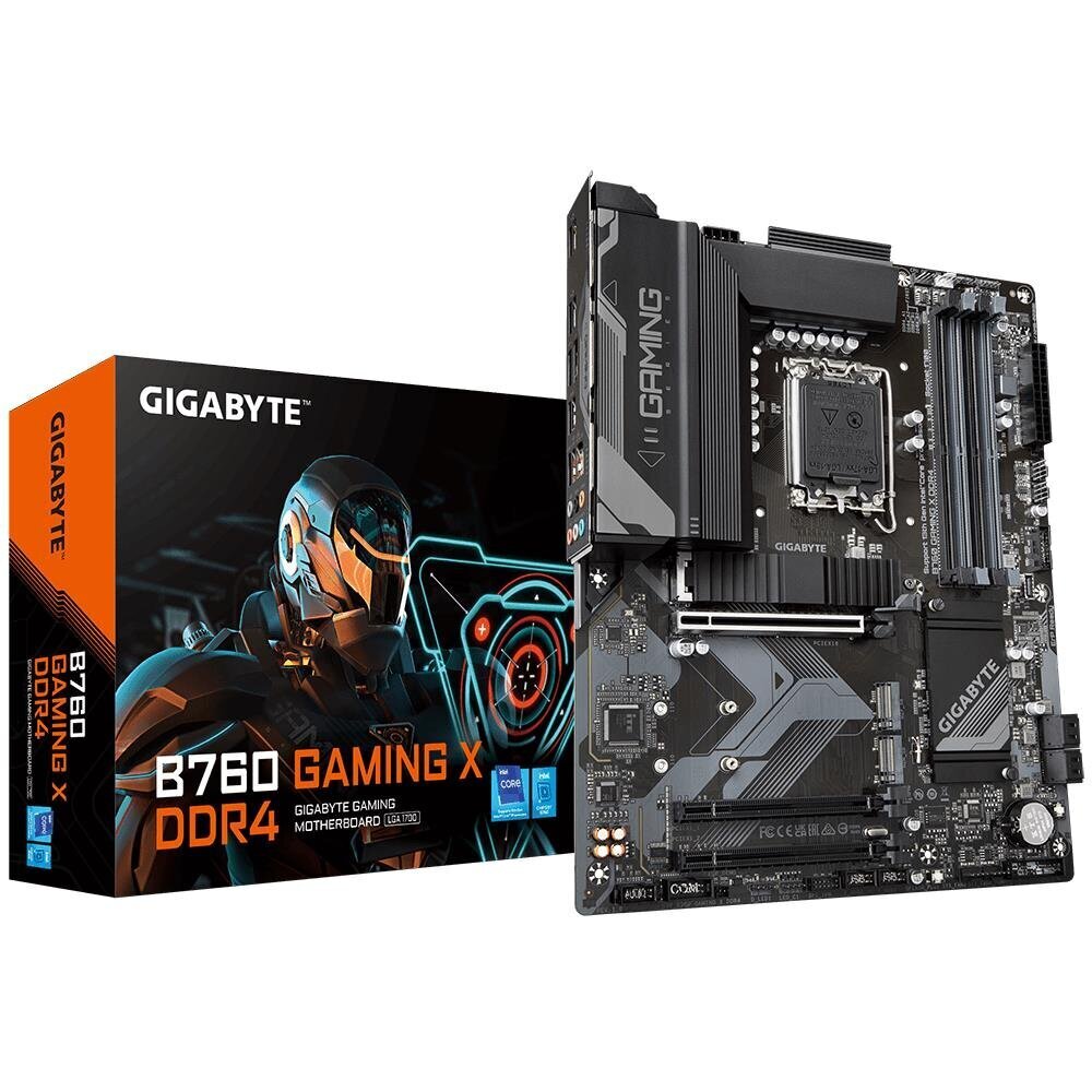 Gigabyte B760 GAMING X DDR4 (versio 1.0), ATX, LGA1700, DDR4 hinta ja tiedot | Emolevyt | hobbyhall.fi