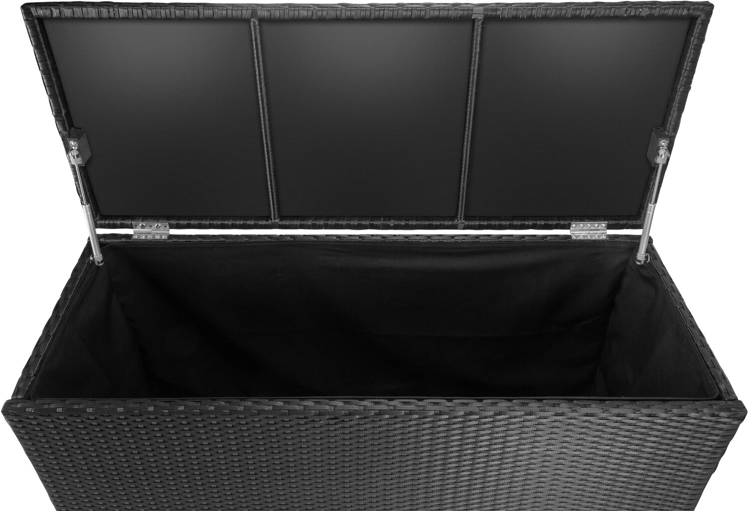 Työkalukori Fieldmann Black Rattan, 125x50x60 hinta ja tiedot | Kompostorit ja jäteastiat | hobbyhall.fi