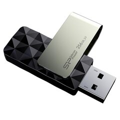 Silicon Power Blaze B30 USB flash drive 256 GB USB Type-A 3.2 Gen 1 (3.1 Gen 1) Black, Silver hinta ja tiedot | Muistitikut | hobbyhall.fi