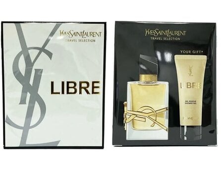 Pakkaus Yves Saint Laurent Libre: eau de parfum, 50 ml + suihkugeeli, 50 ml hinta ja tiedot | Naisten hajuvedet | hobbyhall.fi