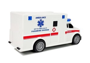 Ambulanssi ääni- ja valotehosteilla, 1:20. hinta ja tiedot | Poikien lelut | hobbyhall.fi