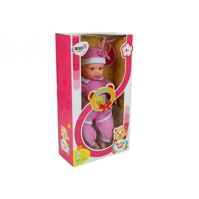 Doll Baby 45 cm Vaivanukke Vaaleanpunainen vaatteet hinta ja tiedot | Tyttöjen lelut | hobbyhall.fi