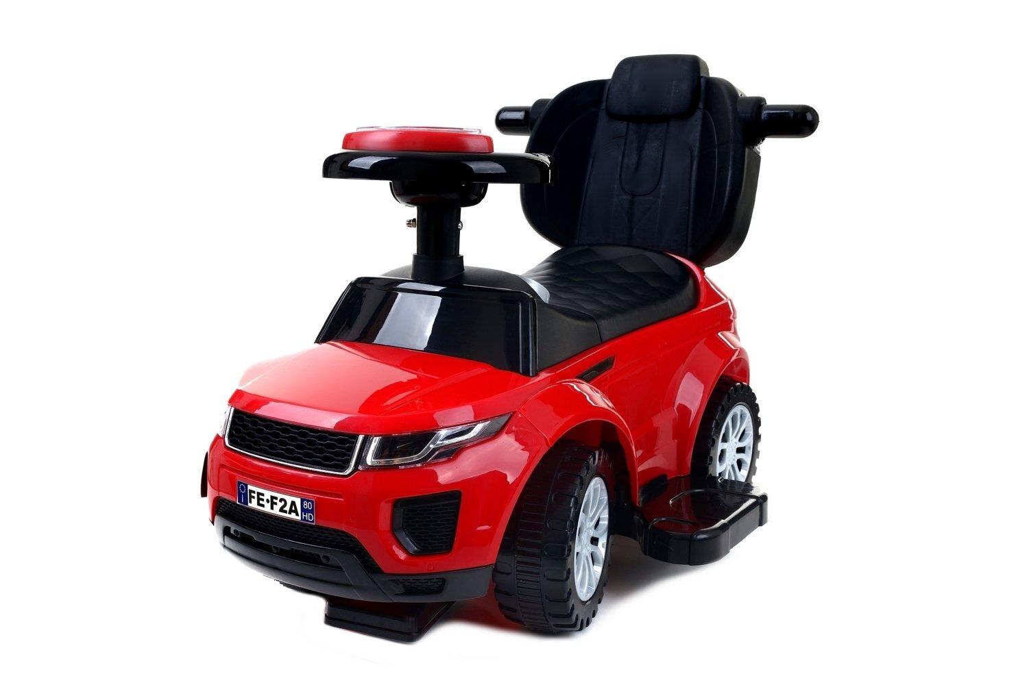 Lasten auto ohjaustangolla FUNFIT KIDS, punainen hinta ja tiedot | Vauvan lelut | hobbyhall.fi