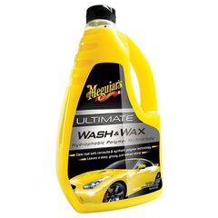 Meguiar's Ultimate Wash & Wax 2in1 Car Shampoo & Waxed Finish, Autoshampoo ja vaha 1420 ml hinta ja tiedot | Meguiar's Autotuotteet | hobbyhall.fi