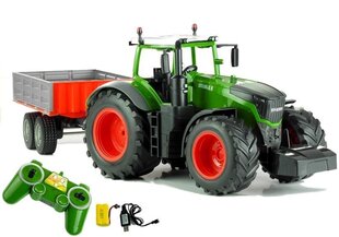 Traktori perävaunun kanssa, kauko -ohjaimella hinta ja tiedot | Poikien lelut | hobbyhall.fi