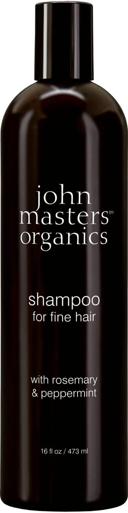 Shampoo hienoille hiuksille rosmariinilla ja piparminttua John Masters Organics hinta ja tiedot | Shampoot | hobbyhall.fi