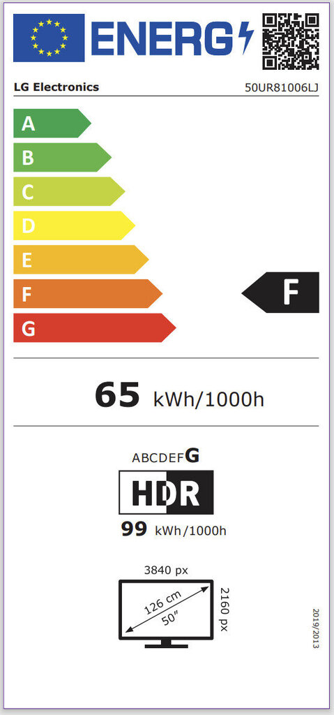 LG 50" 4K UHD Smart TV 50UR81006LJ.AEU hinta ja tiedot | Televisiot | hobbyhall.fi