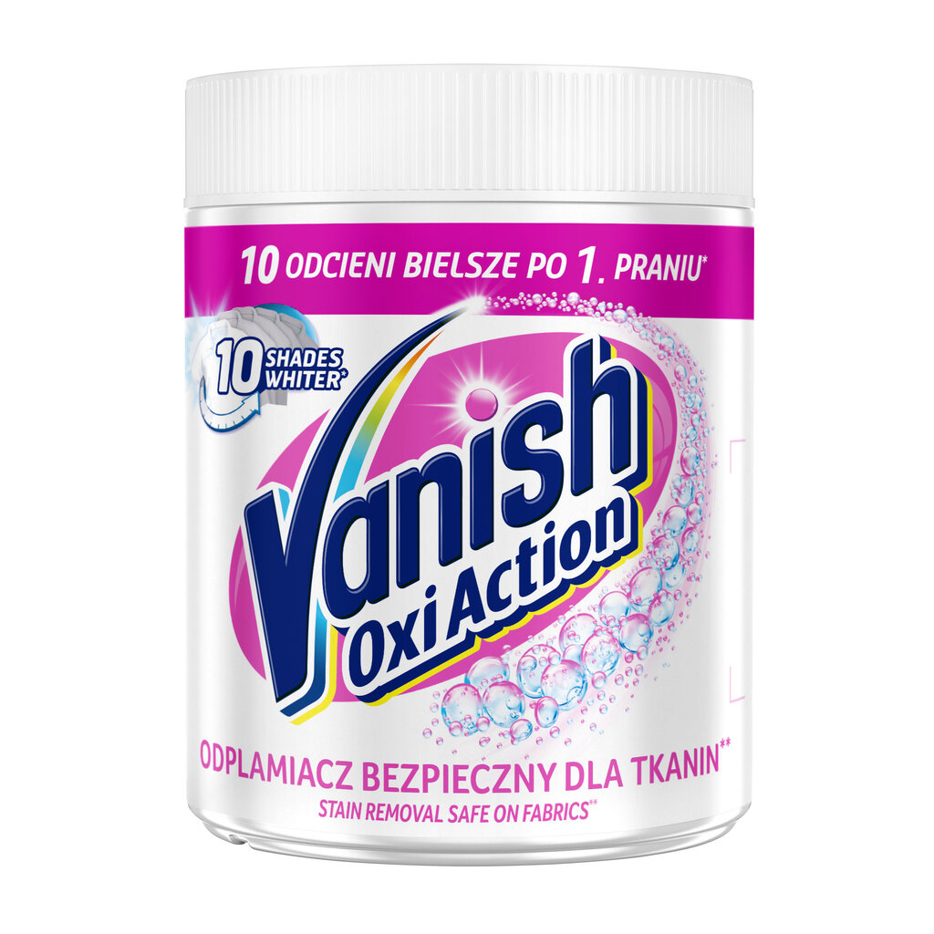 Vanish Oxi Action -valkopyykin tahranpoistoaine, 470 g hinta ja tiedot | Pyykinpesuaineet | hobbyhall.fi