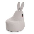 Säkkituoli Qubo™ Baby Rabbit Silver, harmaa