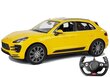 Auto Porsche Macan Turbo Rastar kaukosäätimellä 1:14, keltainen hinta ja tiedot | Poikien lelut | hobbyhall.fi