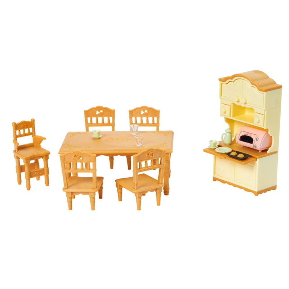 Sylvanian Families ruokasalin kalusteet hinta ja tiedot | Tyttöjen lelut | hobbyhall.fi