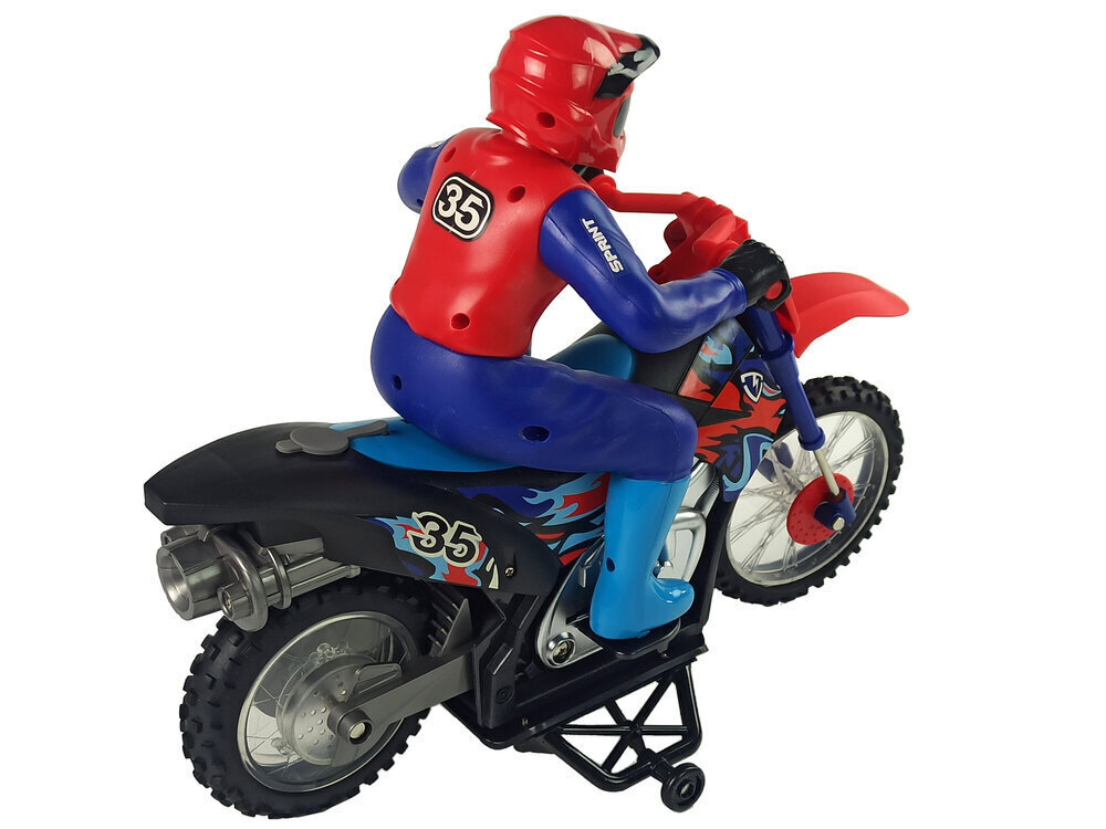 Kauko-ohjattava motocross-pyörä, 1:10, ääni- ja savuefekteillä hinta |  