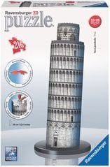 Ravensburger Palapeli 3D 216 palaa Pisan torni 125579 125579 hinta ja tiedot | Ravensburger Lapset | hobbyhall.fi