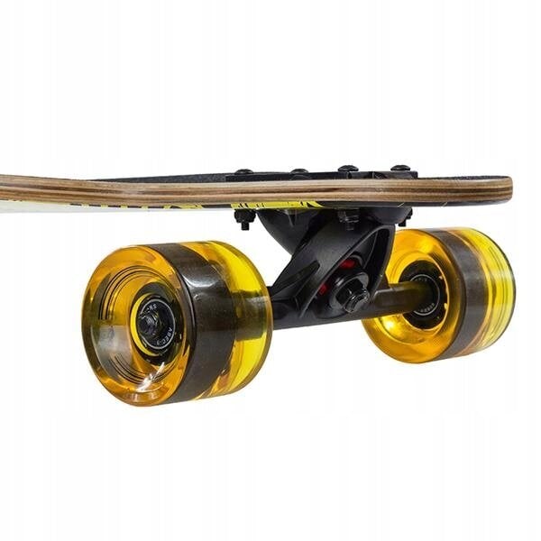 Rullalauta Nils Extreme Longboard Skull, keltainen hinta ja tiedot | Skeittilaudat | hobbyhall.fi