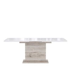 Jatkettava pöytä Saint Tropez EST42, vaaleanruskea/valkoinen hinta ja tiedot | Forte Keittiön kalusteet | hobbyhall.fi