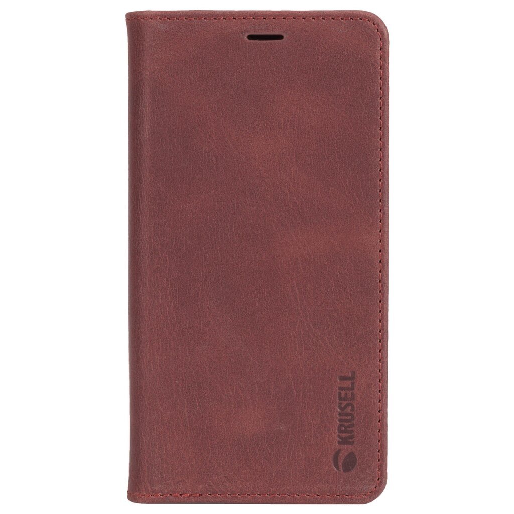 Puhelinkotelo Krusell Sunne 4 Card FolioWallet, sopii Apple iPhone X/XS, punainen hinta ja tiedot | Puhelimen kuoret ja kotelot | hobbyhall.fi