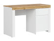 Kirjoituspöytä BRW Holten 1D1S, valkoinen/ruskea hinta ja tiedot | Tietokonepöydät ja työpöydät | hobbyhall.fi