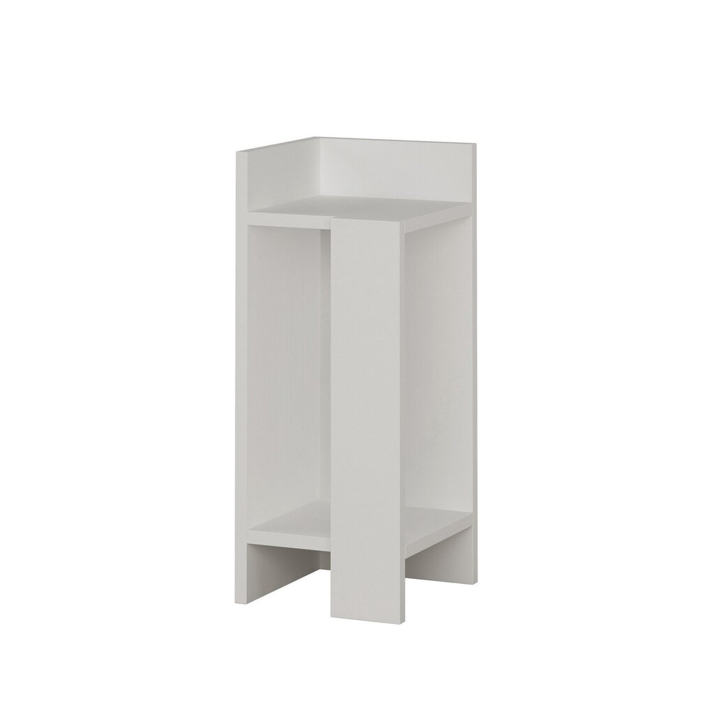 Yöpöytä Kalune Design D855 (I), 60 cm, valkoinen hinta ja tiedot | Yöpöydät | hobbyhall.fi