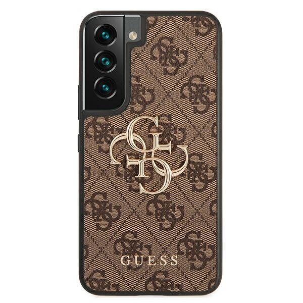 Alkuperäinen GUESS kotelo suurella metallilogolla Samsung Galaxy S22, ruskea hinta ja tiedot | Puhelimen kuoret ja kotelot | hobbyhall.fi