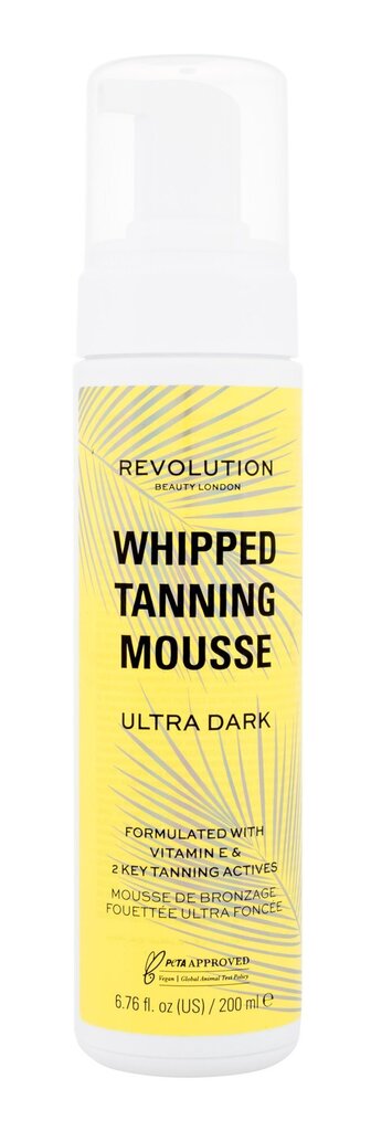 Makeup Revolution London Whipped itseruskettava, 200 ml, Ultra Dark hinta ja tiedot | Itseruskettavat voiteet | hobbyhall.fi