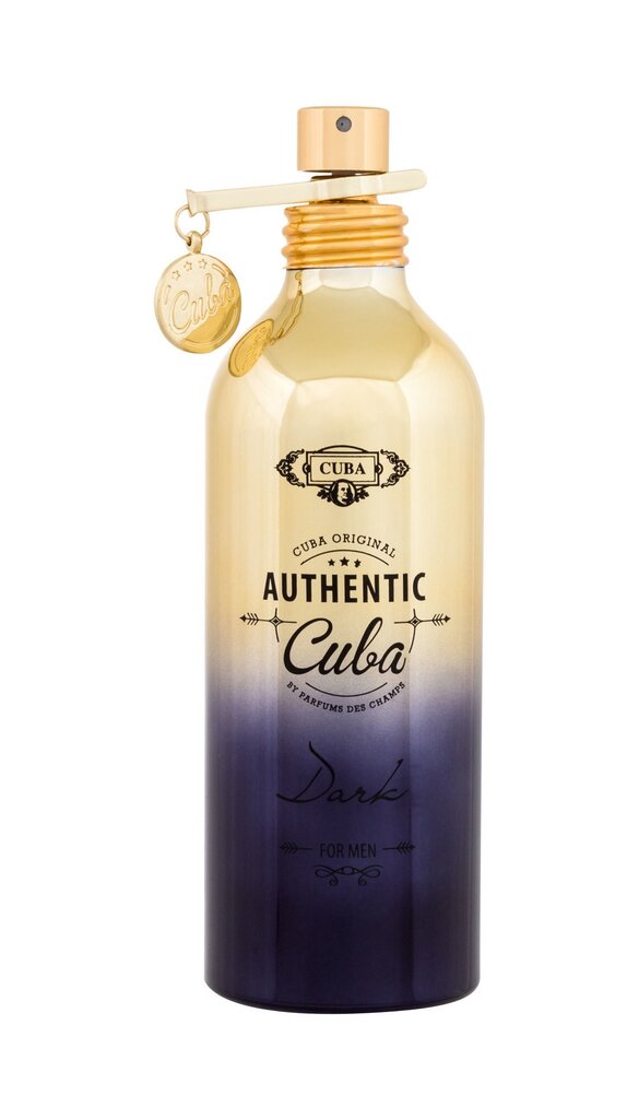 Cuba Authentic Dark by Cuba EDT hajuvesi miehille, 100 ml hinta ja tiedot | Miesten hajuvedet | hobbyhall.fi