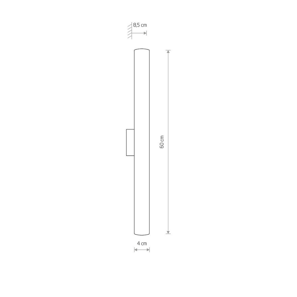 Seinävalaisin Nowodvorski ICE TUBE LED S 8118 hinta ja tiedot | Seinävalaisimet | hobbyhall.fi