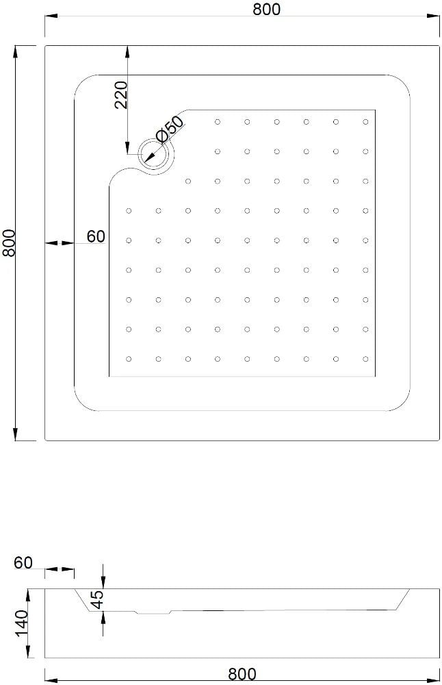 Suihkukaappi Mexen Rio alustalla ja sifonilla, 70x70,80x80,90x90cm, matta hinta ja tiedot | Suihkukaapit ja suihkunurkat | hobbyhall.fi