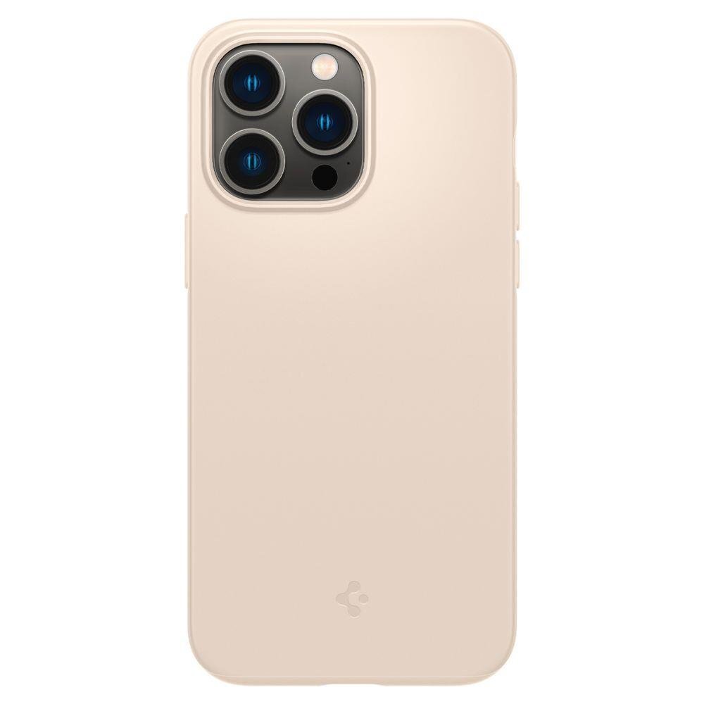Spigen Thin Fit -suojakuori iPhone 14 Pro Max -puhelimelle, SAND BEIGE hinta ja tiedot | Puhelimen kuoret ja kotelot | hobbyhall.fi