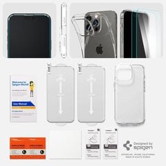 Spigen Crystal Pack -suojakuori ja suojakalvo iPhone 14 Pro Max -puhelimelle, kirkas hinta ja tiedot | Puhelimen kuoret ja kotelot | hobbyhall.fi