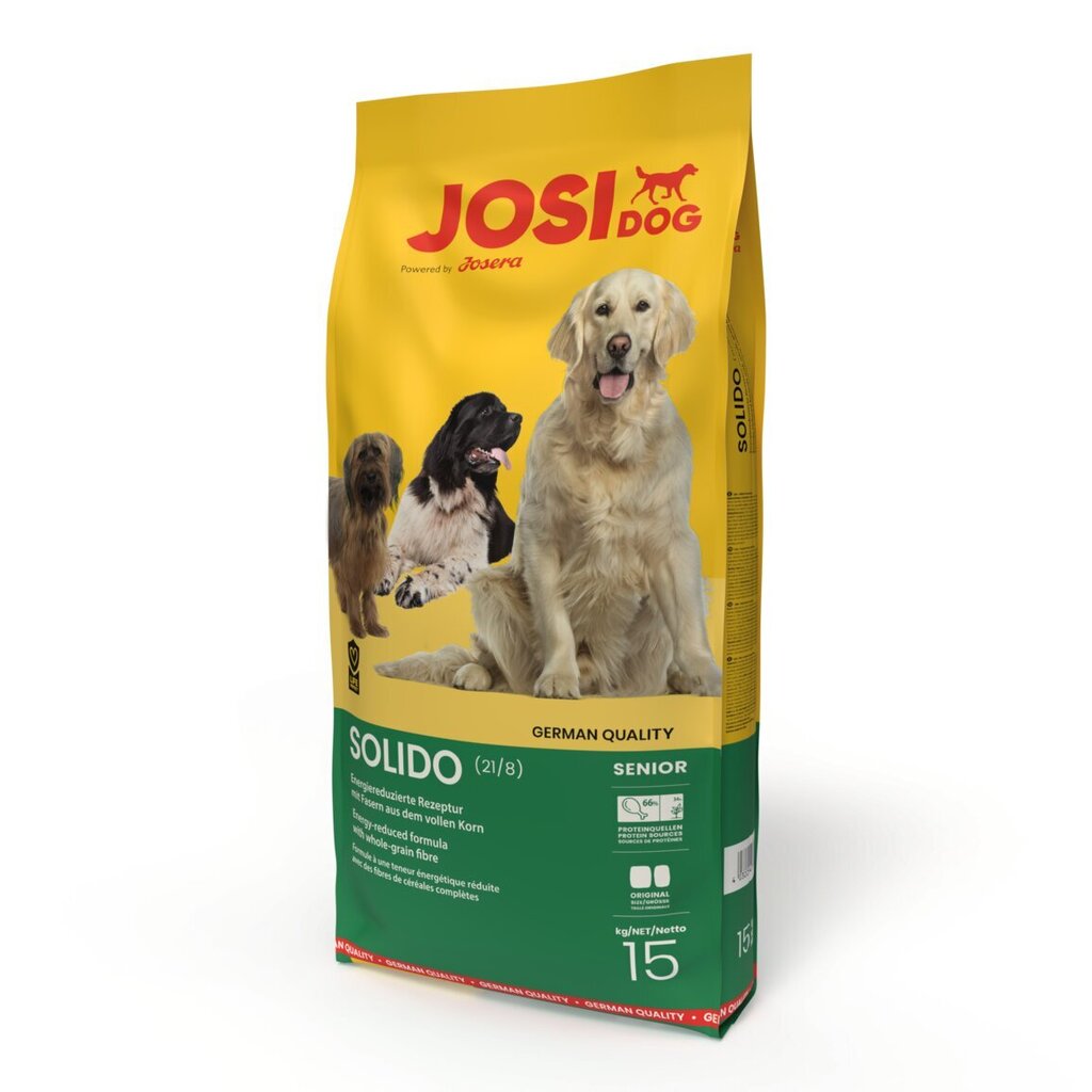 Josera Josidog Solido Senior -kuivaruoka koirille, 15 kg hinta ja tiedot | Koiran kuivaruoka | hobbyhall.fi