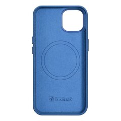 iCarer Litchi Leather iPhone 14 Plus Magnetic MagSafe Light Blue kotelo (WMI14220711-LB) hinta ja tiedot | Puhelimen kuoret ja kotelot | hobbyhall.fi