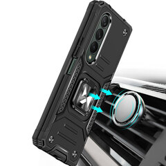 Wozinsky Ring Armor suojakuori mallille Samsung Galaxy Z Fold 4, sininen hinta ja tiedot | Puhelimen kuoret ja kotelot | hobbyhall.fi