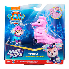 Figuuri Paw Patrol (Ryhmä Hau) Aqua Hero Pups Coral 6066150, pinkki hinta ja tiedot | Tyttöjen lelut | hobbyhall.fi