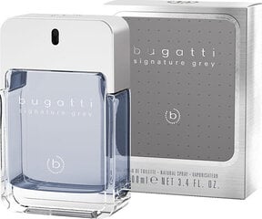 EDT Bugatti Signature Grey, 100 ml hinta ja tiedot | Miesten hajuvedet | hobbyhall.fi