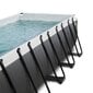 Uima-allas katolla Exit Black Leather, 540x250x100 cm, lämpöpumpulla hinta ja tiedot | Uima-altaat | hobbyhall.fi