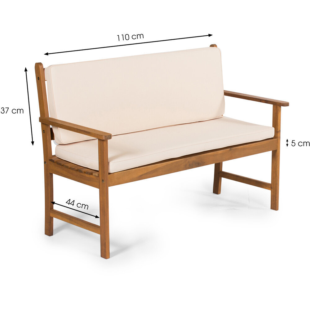 Istuinyyny Fieldmann, ruskea/beige hinta ja tiedot | Istuintyynyt, pehmusteet ja päälliset | hobbyhall.fi