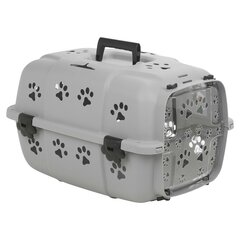 Pets Collection eläinten kuljetuskoppa, 48X32X30 cm, harmaa hinta ja tiedot | Kuljetushäkit ja kuljetuslaatikot | hobbyhall.fi