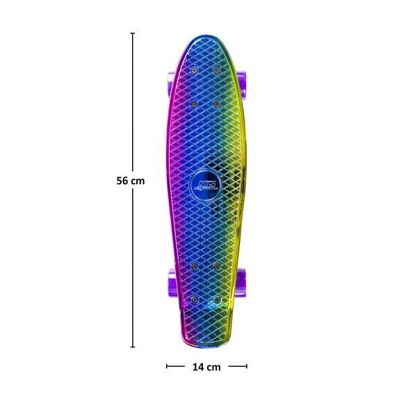 Nils Extreme Pennyboard PNB01, 56 cm x 14 cm, sinisen värinen rullalauta hinta ja tiedot | Skeittilaudat | hobbyhall.fi