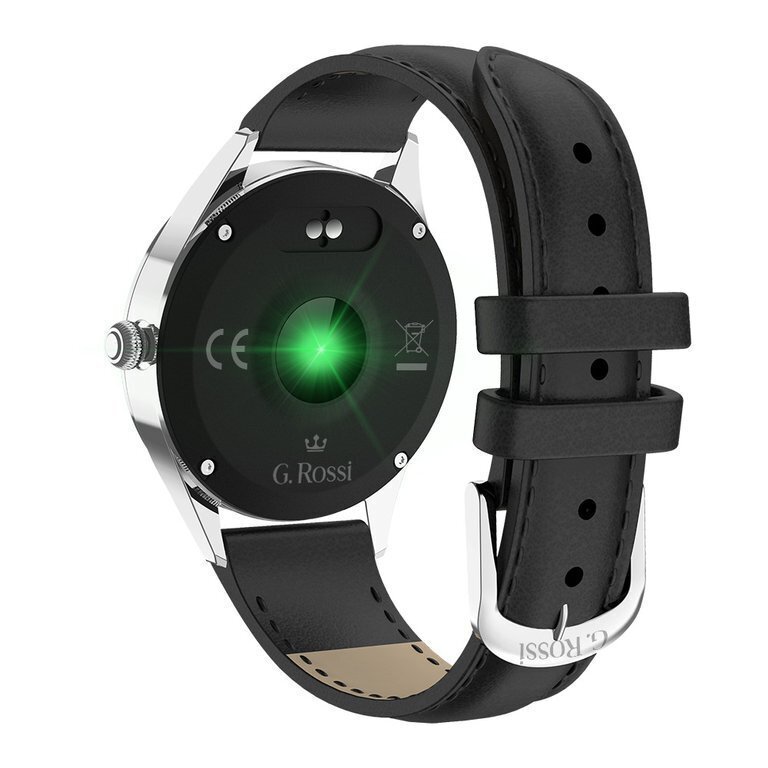 Smartwatch G. Rossi SW017-9 hopean /mustan värinen älykello (zg327c) hinta ja tiedot | Älykellot | hobbyhall.fi