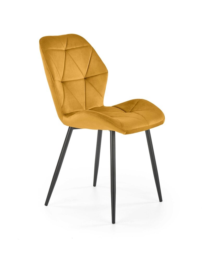 Ruokapöydän tuoli Halmar K453, keltainen, 4 kpl hinta ja tiedot | Ruokapöydän tuolit | hobbyhall.fi