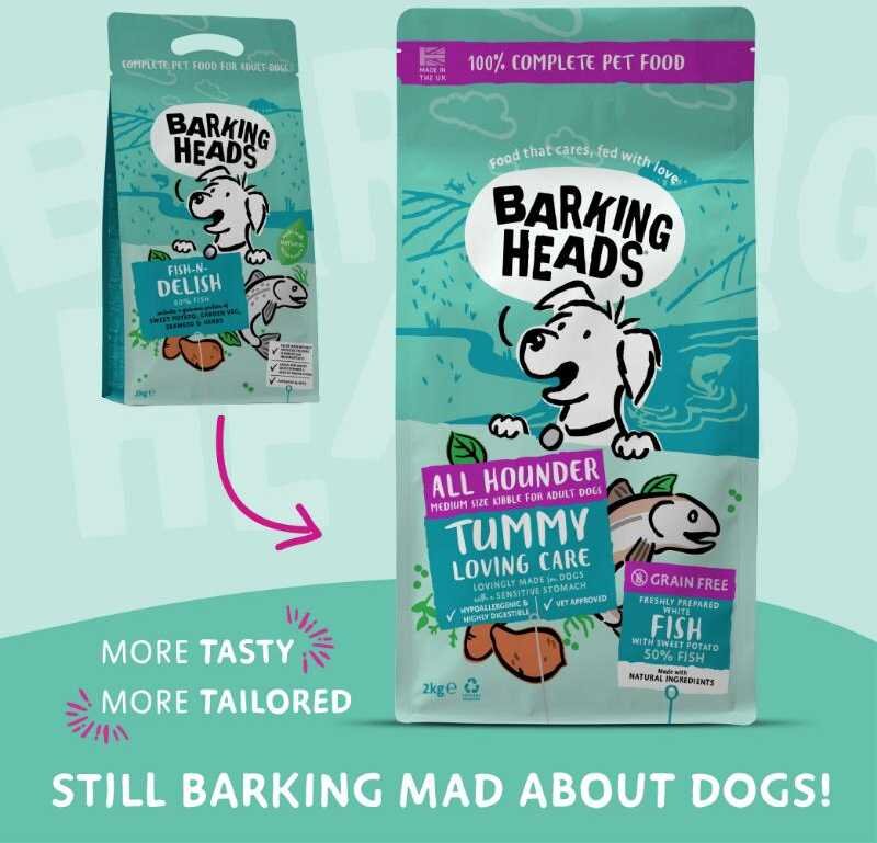 Barking Heads Tummy Loving Care Fish koirille Kalan kanssa, 2kg hinta ja tiedot | Koiran kuivaruoka | hobbyhall.fi