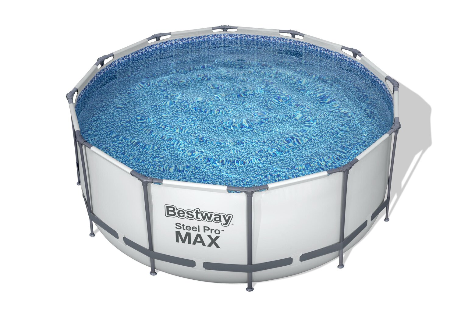 Bestway Steel Pro Max -uima-allas, sis. suodattimen, 366 x 122 cm, sininen hinta ja tiedot | Uima-altaat | hobbyhall.fi
