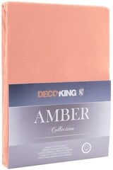 DecoKing Amber -muotoonommeltu lakana, 140 x 200 cm, oranssi hinta ja tiedot | Lakanat | hobbyhall.fi