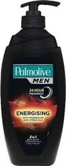 Suihkugeeli Palmolive Men Energizing 750ml hinta ja tiedot | Suihkusaippuat ja suihkugeelit | hobbyhall.fi