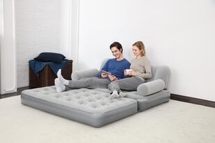 Puhallettava sohva - sänky Bestway 3-in-1, 188x152x64cm, harmaa hinta ja tiedot | Ilmapatjat | hobbyhall.fi