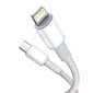 Baseus Kaapeli USB Type C - Lightning 20 W 1 m 6953156231924 hinta ja tiedot | Puhelinkaapelit | hobbyhall.fi