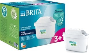 Brita Maxtra Pure Performance, 4 kpl hinta ja tiedot | Veden suodatinkannut ja suodattimet | hobbyhall.fi