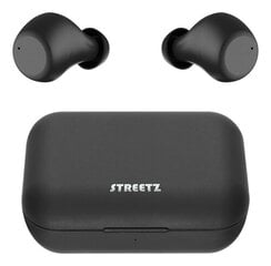 Streetz True Wireless Bluetooth 5 Black TWS-110 hinta ja tiedot | Kuulokkeet | hobbyhall.fi